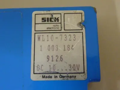 USED SICK OPTIC ELECTRONIC WL10-7323