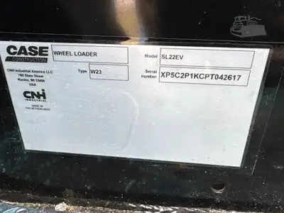 New | in-Stock 2024 CASE SL22 EV Wheel Loaders New Hampshire US | Beauregard Equipment #1511236