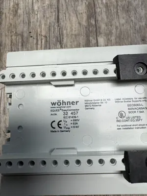 Used WÖHNER 32457 Misc Electrical & Power Parts South Carolina US | ESS Industrial Equipment Sales #1310583