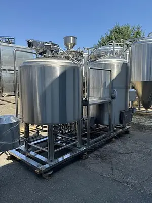 Used 5bbl Direct Fired Brewhouse