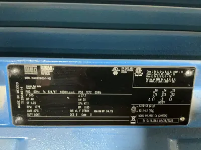 Used 2025 WEG T04018ET3H324TW22 Motors (misc) Ohio US | HGR 24 #1404519