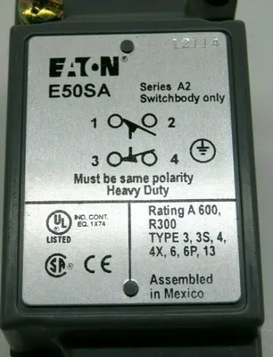 NEW EATON E50SA LIMIT SWITCH SERIES A2