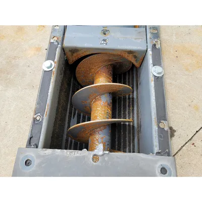 Used 9" dia. X 10'L Industrial Screw Auger Conveyor