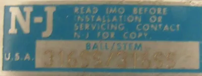 NEW JAMESBURY 3-7150-31-2236-MTT-1 BALL VALVE 3" 37150312236MTT1