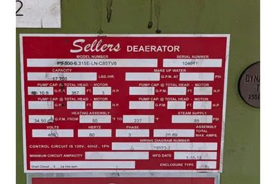 Used _UNKNOWN_ _UNKNOWN_ Pressurized Deaerators Texas US | IRS Auction #1445007