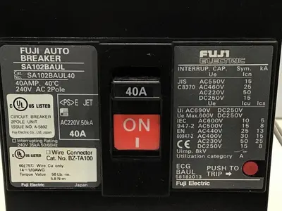 USED FUJI ELECTRIC SA102BAUL40