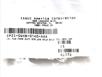 NEW FANUC CONTROL CABLE ASSEMBLY CNC/ROBOT INTERFACE