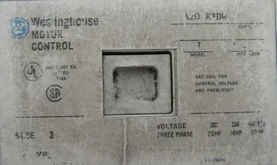 NEW WESTINGHOUSE A201K3DW CONTACTOR SIZE 3 MODEL T