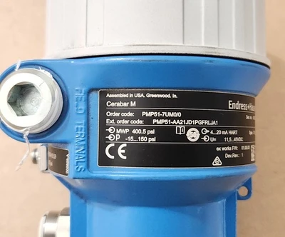 NEW Endress+Hauser PMP51-7UM0/0