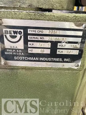 USED SCOTCHMAN 2T5LT NETAL CUTTING SAW