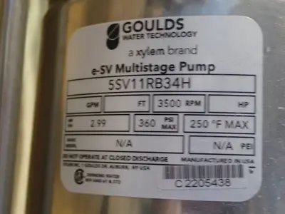 NEW GOULDS 5SV11RB34H