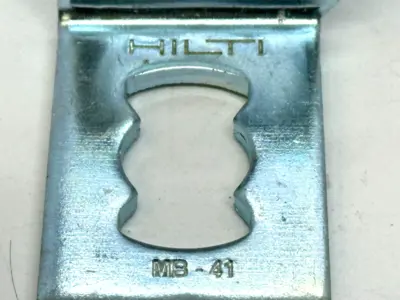 MB-41 | HILTI  5-Hole U Shape Fitting - New Other