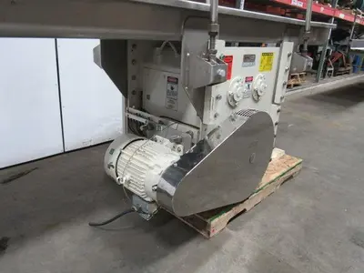 Triple S Dynamics HDC-8/2/LH Slipstick Stainless Steel Vibratory Feeder Conveyor