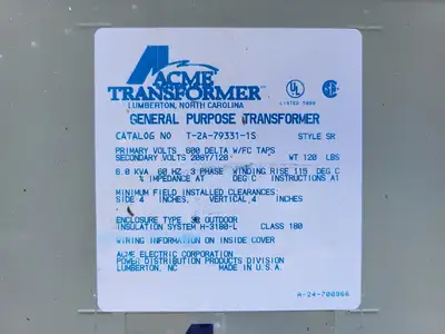USED THERMON THERMON TC-202A-SSR30X-120-X-XXX-DCALH1