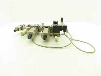 SMC VP344-5Y0S1-02A Pneumatic Air Filter Regulator Lubricator Valve Assembly 24V