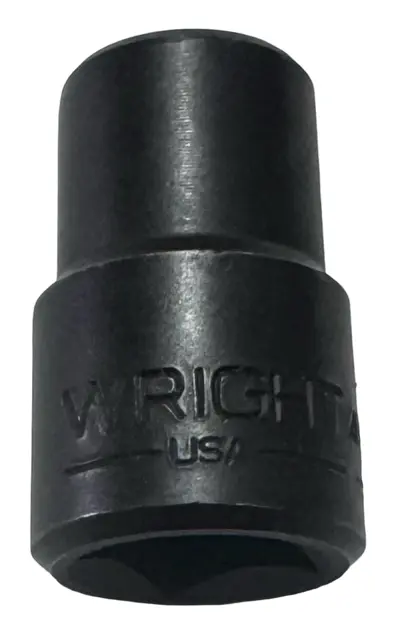 Wright Tool 1/2" Drive 1/2" Impact Socket 6 Point USA Made