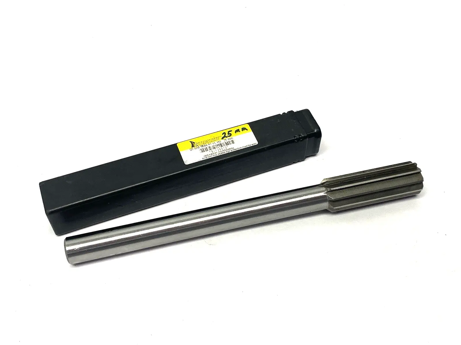 Interstate 81136376 Chucking Reamer: 25.00 mm, 10" OAL, 2-5/8" Flute Length