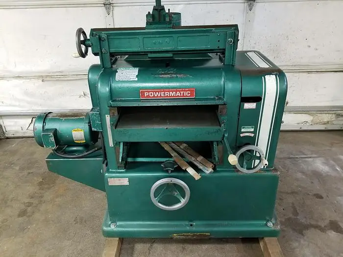 Used POWERMATIC 180 Woodworking Planers Wisconsin US | John G Weber Co Inc #339538