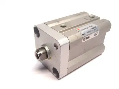 Used SMC Compact Pneumatic Cylinder Pneumatic Cylinders Michigan US | Maverick Industrial Sales #1487343