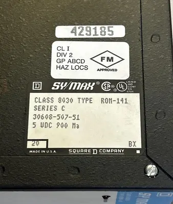 New | in-Stock SQUARE D 8030ROM-141 PLC Input & Output Ohio US | Surplus Asset Holdings #1241774