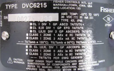 NEW FISHER DVC6215 DIGITAL VALVE CONTROLLER FEEDBACK UNIT