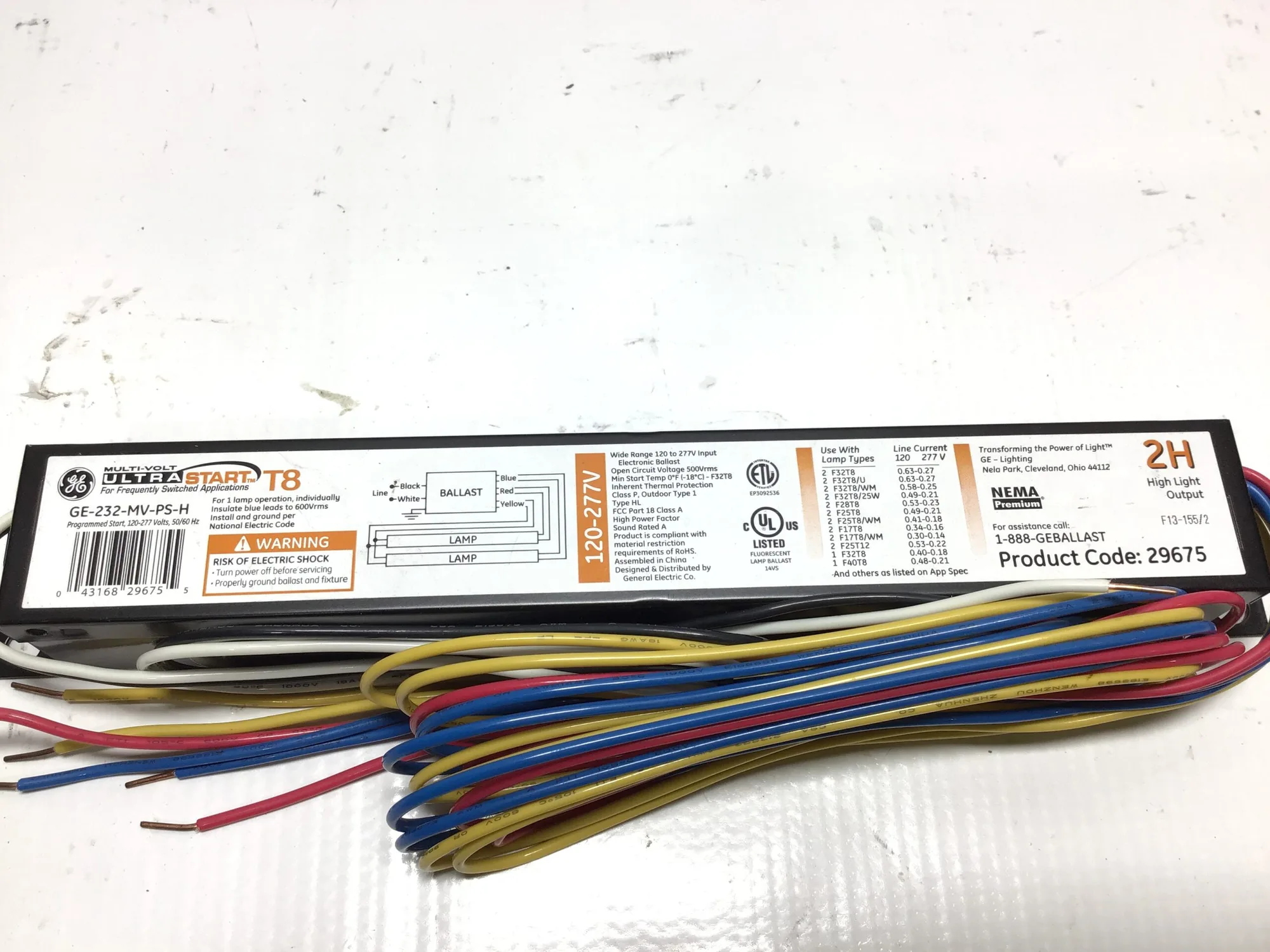 USED GENERAL ELECTRIC GE-232-MV-PS-H