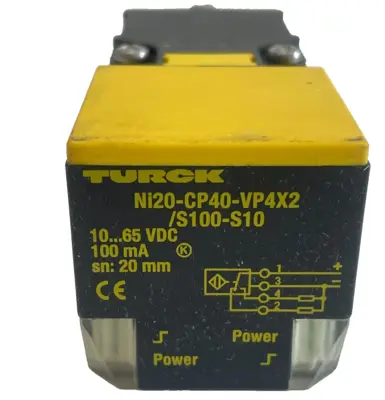 USED TURCK NI20-CP40-VP4X2/S100-S10 SENSOR NI20CP40VP4X2S100S10