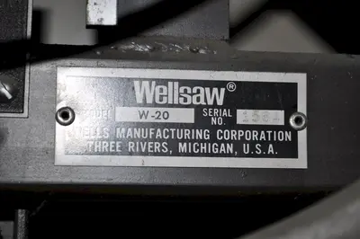 20" WELLSAW VERTICAL BANDSAW