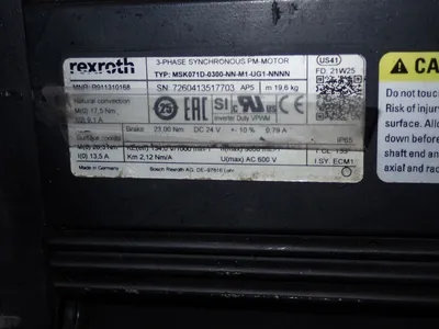 USED REXROTH MSK071D0300NNM1UG1NNNN