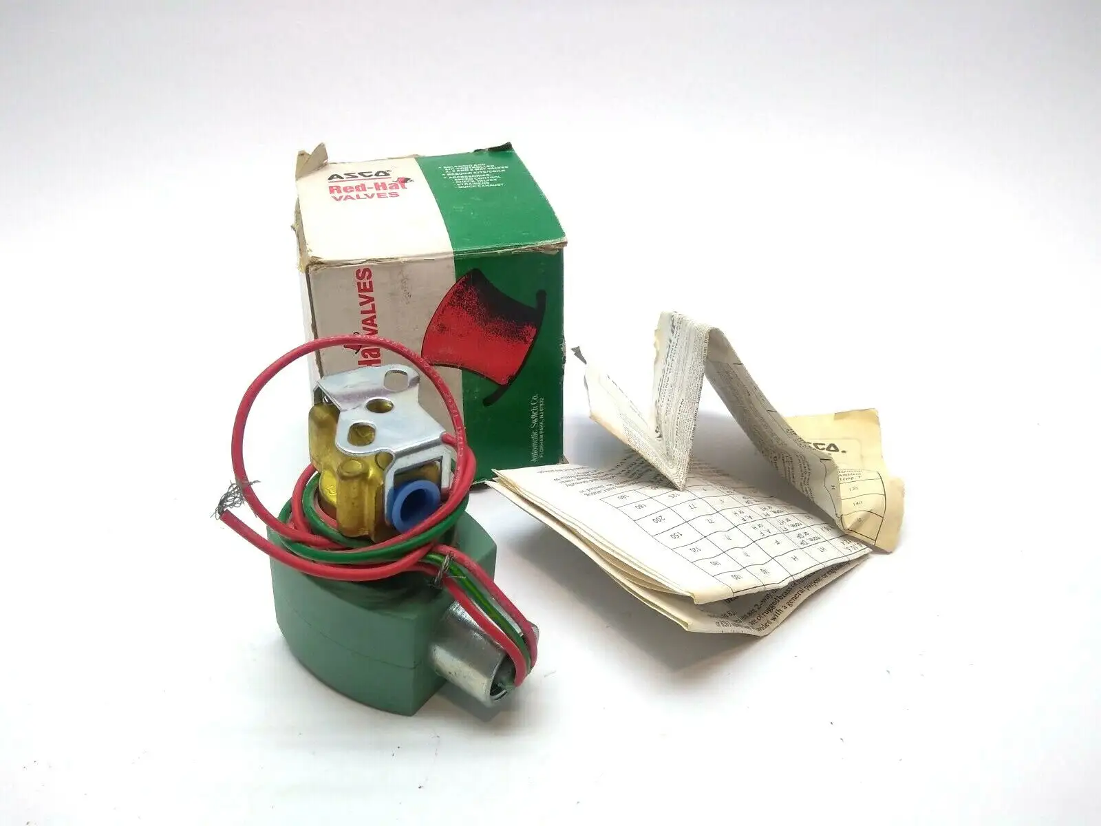 Used ASCO RED HAT II 240/60, 220/50 1/4 2W NC LO Solenoid Valves | Maverick Industrial Sales #1107140