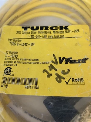 NEW Turck TC8S 2-L642-5M