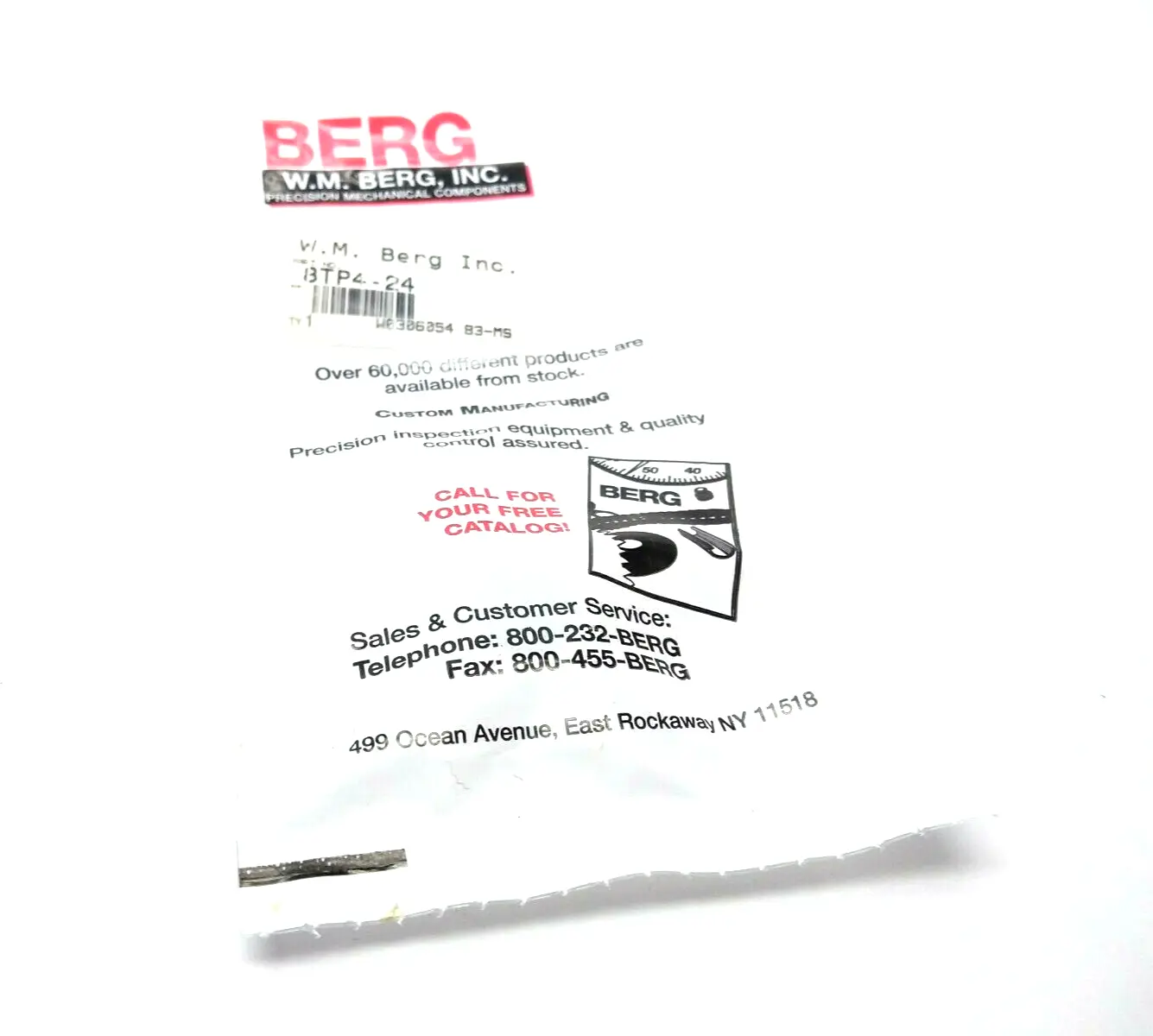 USED W.M. BERG FLEX-E-GRIP PIN-HUB TIMING PULLEY
