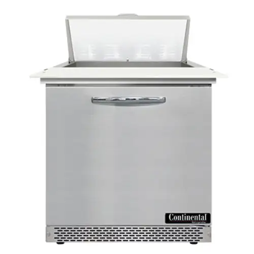 Continental SW32N8C-FB 32" Sandwich/salad Prep Table W/ Refrigerated Base, 115v
