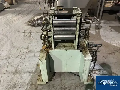 USED NRM 12" NRM Three Roll Sheet Stack