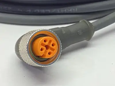 USED LUMBERG AUTOMATION CORDSET FEMALE M12 4-PIN 5M 600003093