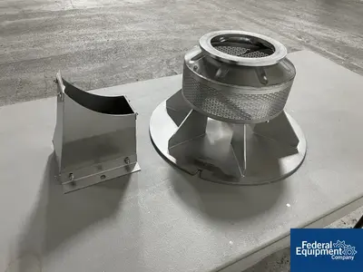 USED Vector 1.3 Liter Coating Pan for Vector LDCS-3, S/S