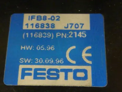 USED FESTO IFB8-02