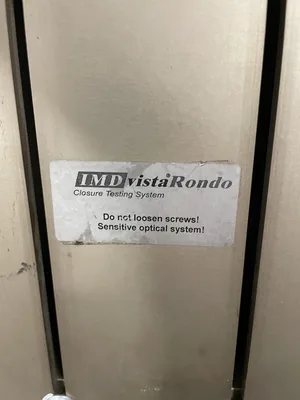 IMD IMDvista CH-2555 Rondo Closure Testing System Inspection Camera / Sensor