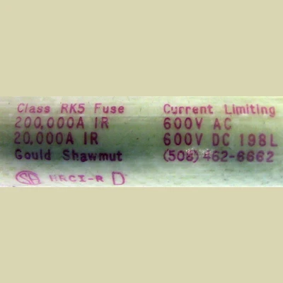 Gould 5 Amp Class RK5 Fuse