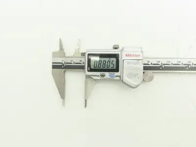 Mitutoyo 573-725 Digimatic Point Tip Caliper 0-6" 150mm .0005" NTD12P-6"PMX