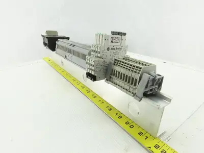 Allen Bradley 1492-H Mixed Lot DIN Rail Fuse Holders Terminal Blocks Lot of 63