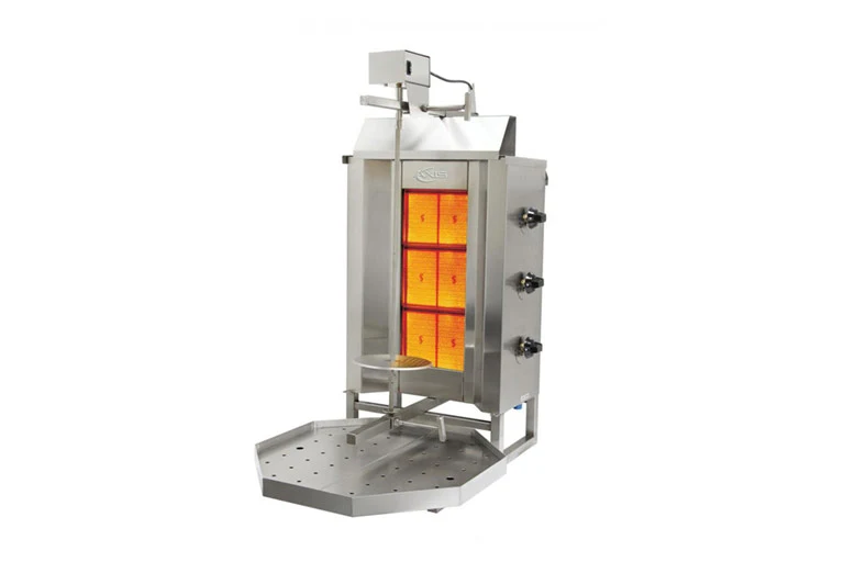 45-0065 Axis AX-VB3 3-Burner Vertical Gas Broiler