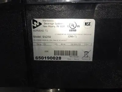 Used Servend Used Servend SV-250 10 Valve Ice/Beverage Soda Dispenser with Ice Storage 115V - JD Beverage Dispensers Illinois US | Falcon Restaurant Supply #1374970