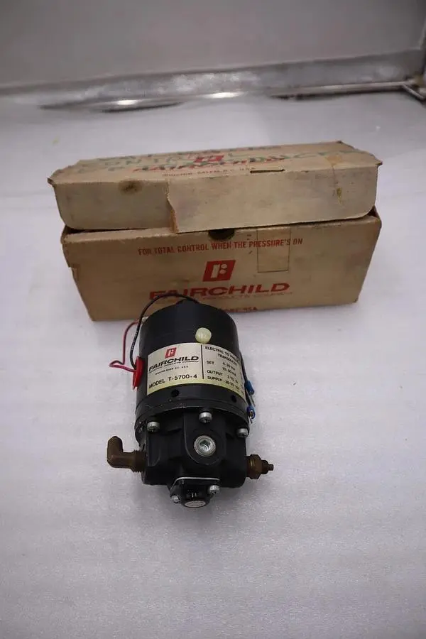 FAIRCHILD T-5700-4 ELECTRIC to PNEUMATIC TRANSDUCER *FREE SHIPPING* #2989CC
