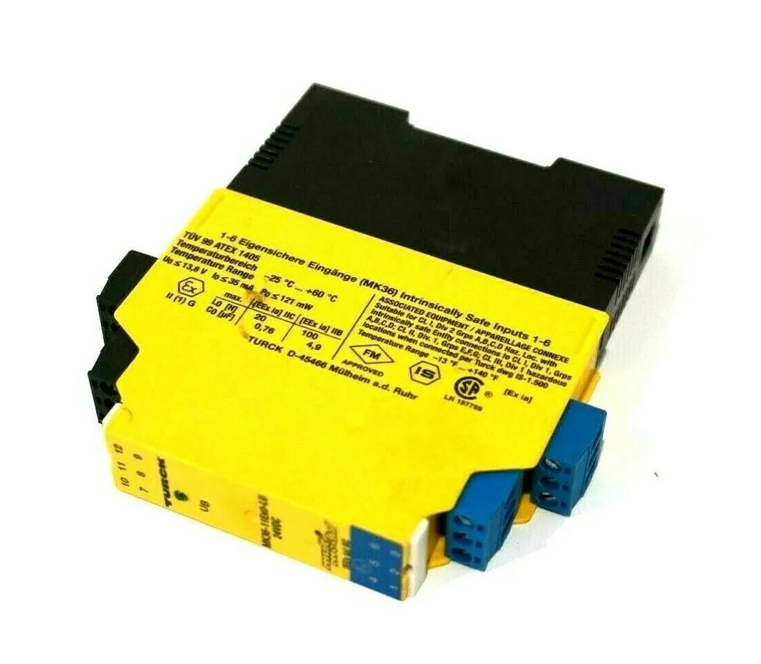 NEW TURCK MK36-11EXO-LU/24VDC RELAY MODULE 7509520 MK3611EXOLU24VDC