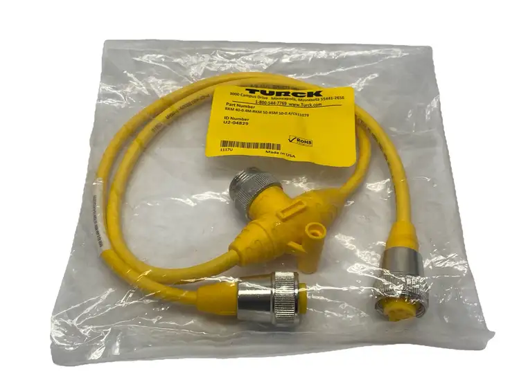 New | in-Stock Turck RKM 40-0.4M-RKM 50-RSM 50-0.4/CS11079, U2-04829 Cable & Wire Michigan US | Maverick Industrial Sales #1464046