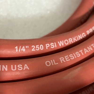 (4) 1/4”Hose 250 PSI Working Pressure Lengths? Fast Shipping +Warranty