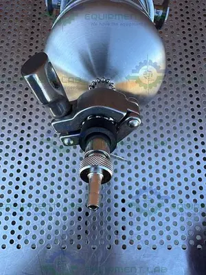 USED MILLIPORE 1R X 5"  STAINLESS STEEL CARTRIDGE FILTER HOUSING 150 PSIG/FV