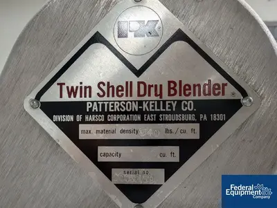 USED Patterson-Kelley 8 Quart P-K Twin Shell Blender