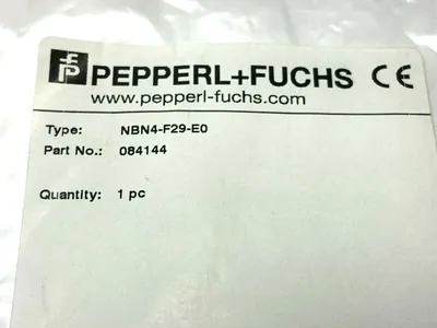 084144 | Pepperl+Fuchs  Inductive Sensor NBN4-F29-E0 - New